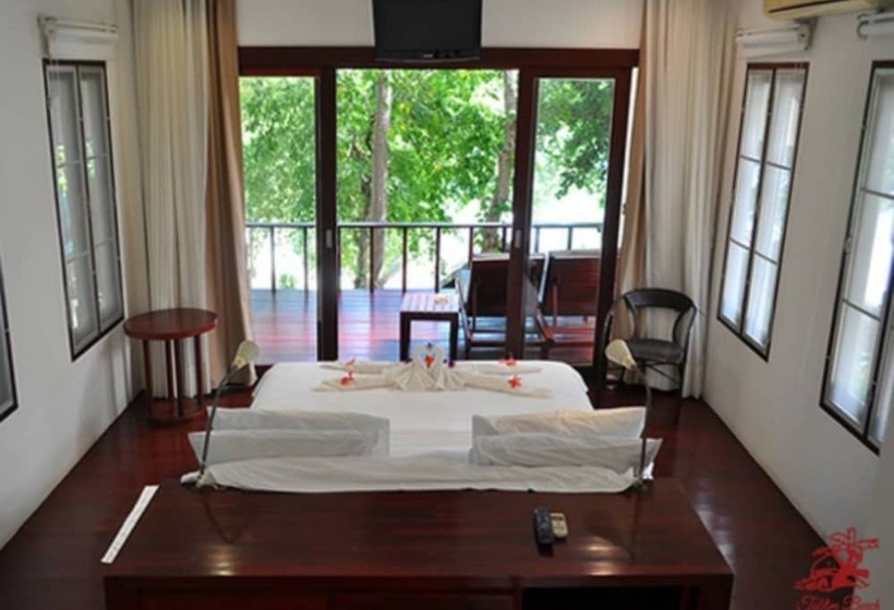 غرفة قياسية مطلّة علي البحر مزوَّدة بشُرفة, Tubtim Resort