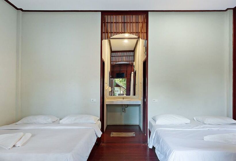 غرفة عائلية مطلّة علي الحديقة, Tubtim Resort