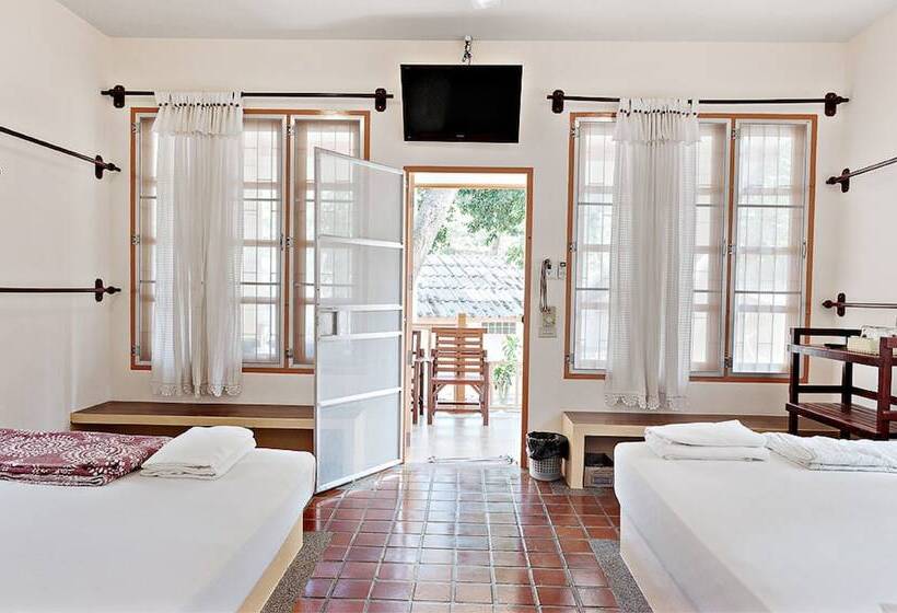 غرفة عائلية مطلّة علي الحديقة, Tubtim Resort