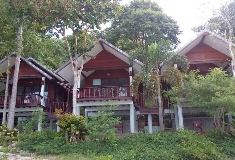غرفة قياسية مطلّة علي البحر مزوَّدة بشُرفة, Tubtim Resort