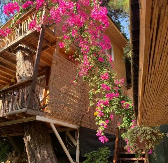 オーシャンビューデラックスルームバルコニー付き, Large Bungalow With Sea View In Kabak Bay, ölüdeniz