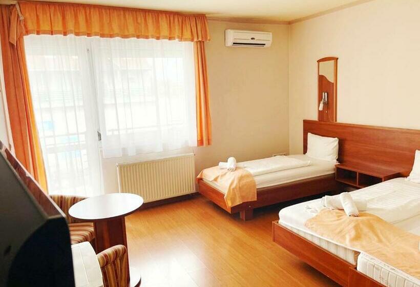 اتاق استاندارد سه تخته با چشم‌انداز, Alkotmány Vendégház