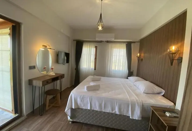 اتاق استاندارد با بالکن, Tinos Otel & Bağ Evi 12 Yaş üstü