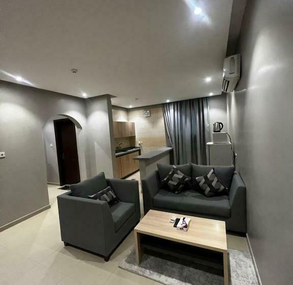 デラックスルーム, السعادة سويت الملز الرياض Saada Suites Serviced Apartments