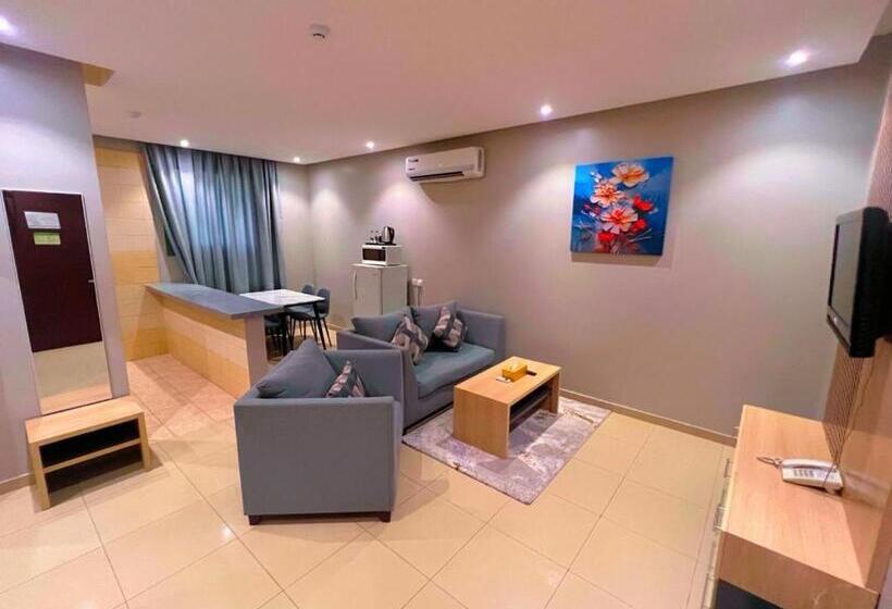 اتاق لوکس, السعادة سويت   الملز الرياض Saada Suites Serviced Apartments