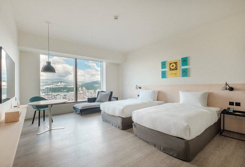 اتاق استاندارد با چشمانداز رودخانه, Amba Taipei Songshan