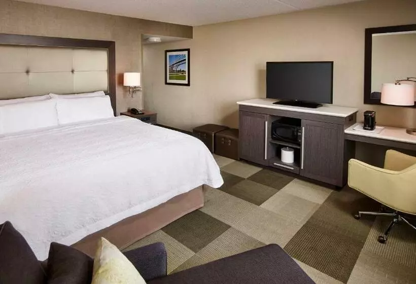 キングサイズベッドのスタンダードルーム, Hampton Inn By Hilton Sarnia/point Edward