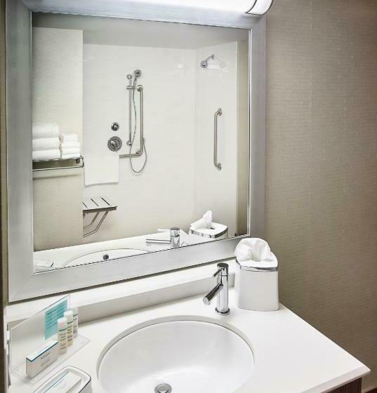 身障者適用キングサイズベッドルーム, Hampton Inn By Hilton Sarnia/point Edward