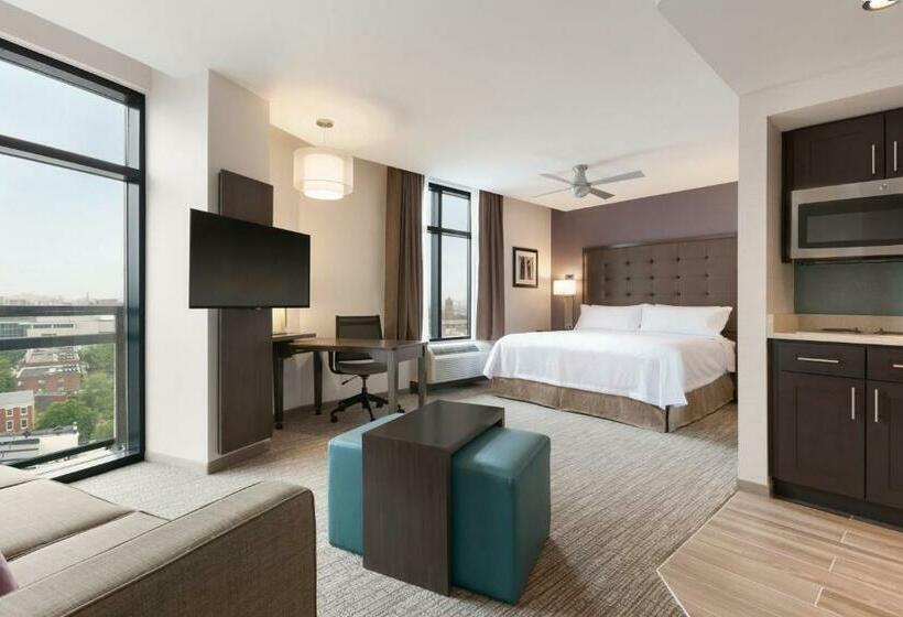 带大床的复式套间, Homewood Suites By Hilton Washington Dc Convention Center
