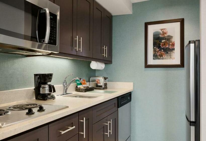 디럭스 스위트 킹 침대, Homewood Suites By Hilton Washington Dc Convention Center