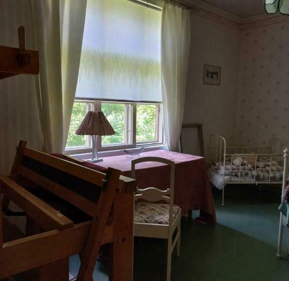 غرفة قياسية حمام مشترك, Punaisen Pihatorpan Kammarit