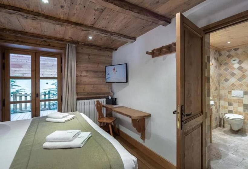标准间带露台, Chalet K120 Village Du Praz Courchevel