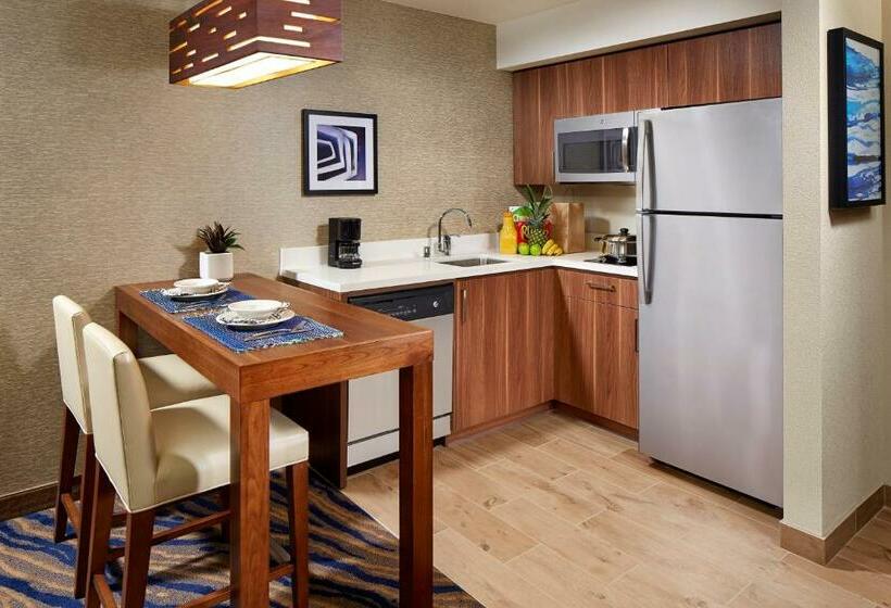 带大床的套房, Homewood Suites By Hilton San Diego Mission Valley/zoo