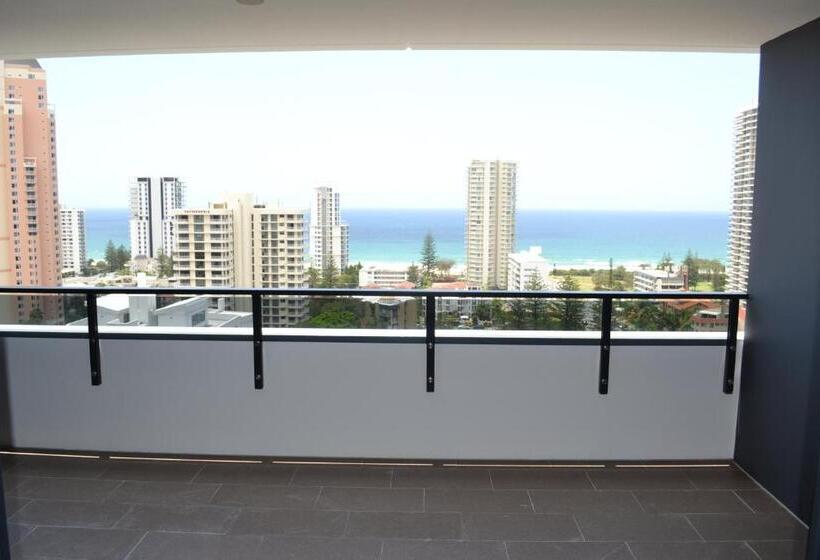 דירת 2 חדרים נוף לים, Synergy Broadbeach   Official