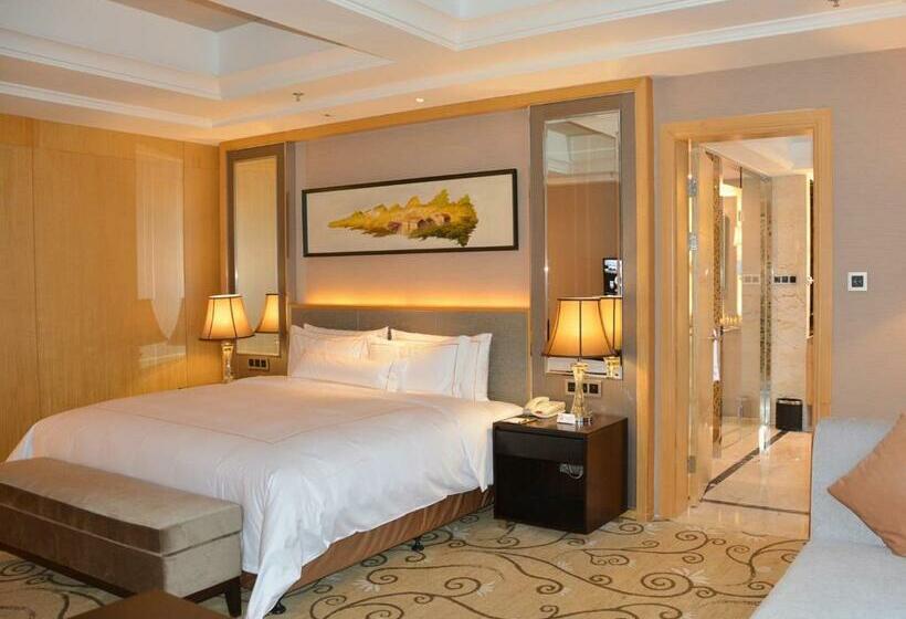 غرفة ديلوكس سرير كينج, Wyndham Grand Plaza Royale Mingfa Zhangzhou