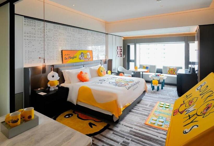 Büyük Çift Kişilik Yataklı Standart Oda, Intercontinental Hotels Shenzhen Wecc, An Ihg