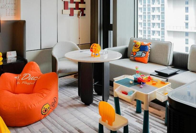 Büyük Çift Kişilik Yataklı Standart Oda, Intercontinental Hotels Shenzhen Wecc, An Ihg