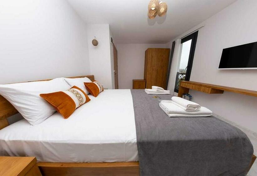 חדר דלוקס צדדי נוף לים, Foça Kybele