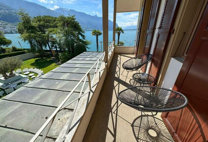 Deluxe Zimmer Kingsize Bett, Jetty Montreux