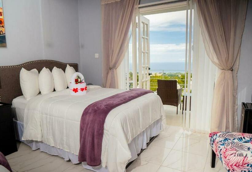 اتاق استاندارد چهار تخته با چشمانداز دریا, Lavender Moon Villas