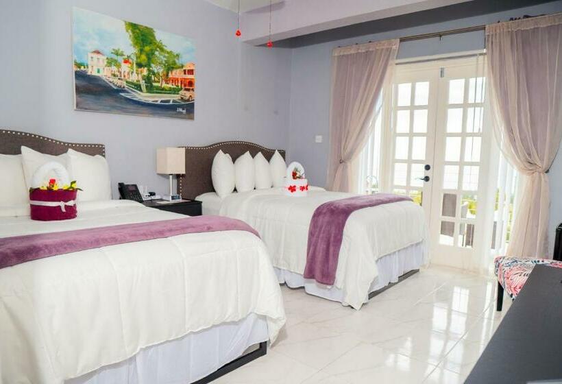 اتاق استاندارد چهار تخته با چشمانداز دریا, Lavender Moon Villas