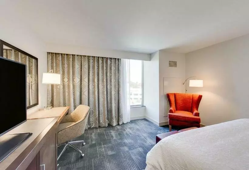キングサイズベッドのスタンダードルーム, Hampton Inn & Suites North Houston Spring