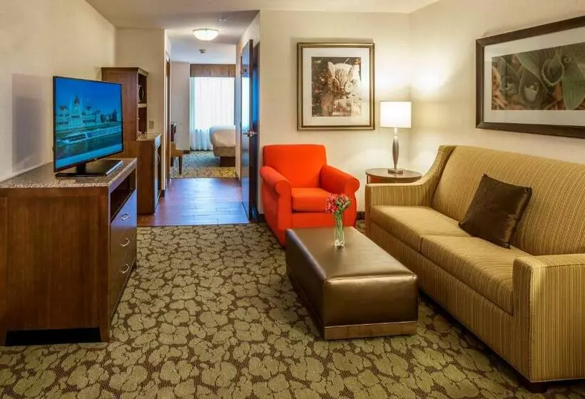 キングサイズベッドのデラックススイート, Hilton Garden Inn Uniontown