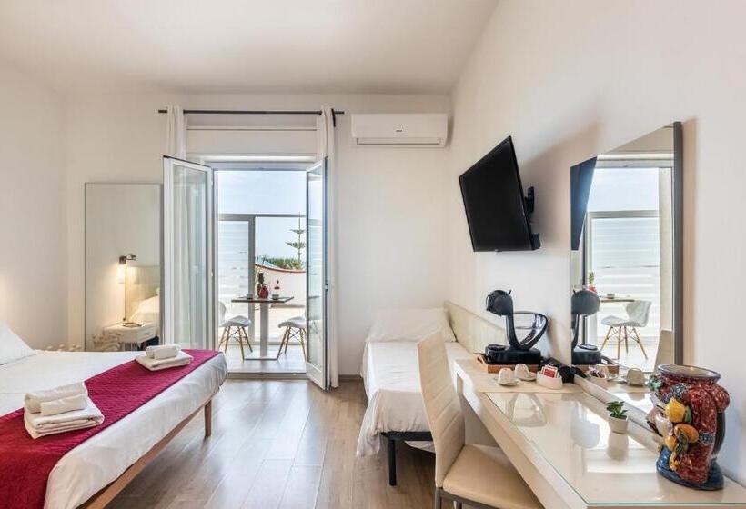 小型套房带海景, Pantanello Rooms Avola