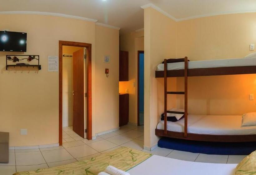 Quarto Quádruplo Deluxe, Guaruja Hostel