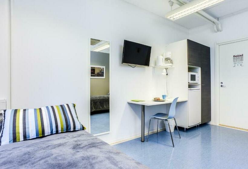 스탠다드 룸 공동 욕실, Forenom Hostel Vantaa Aviapolis