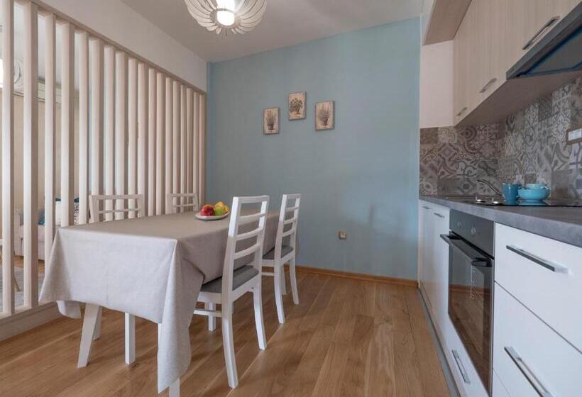 آپارتمان 1 خوابه با بالکن, Hermes Budva