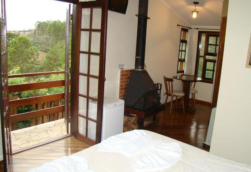 חדר סטנדרט עם ג'קוזי, Alpenhaus Pousada
