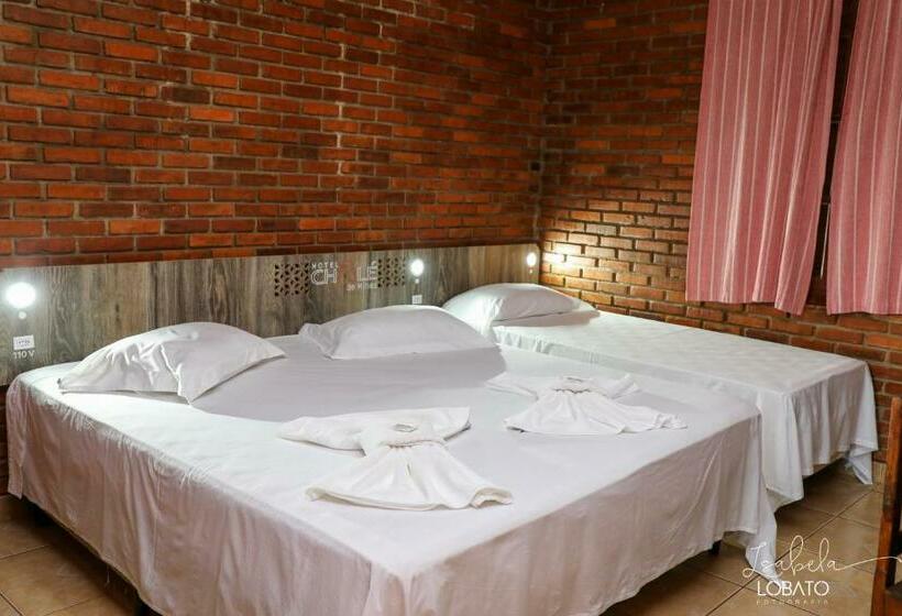 Quarto Triplo Estandar, Chalé De Minas