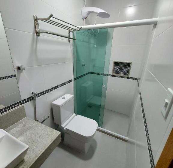 מיטת קינג בסוויטה, Pousada Caminho Do Mar