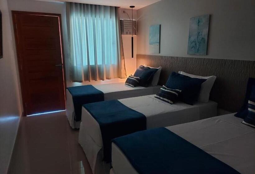 מיטת קינג בסוויטה, Pousada Caminho Do Mar