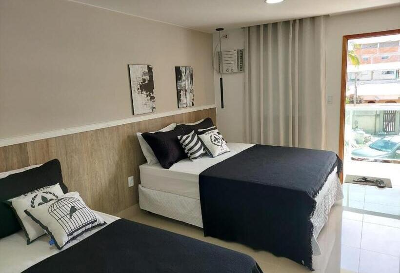 מיטת קינג בסוויטה, Pousada Caminho Do Mar