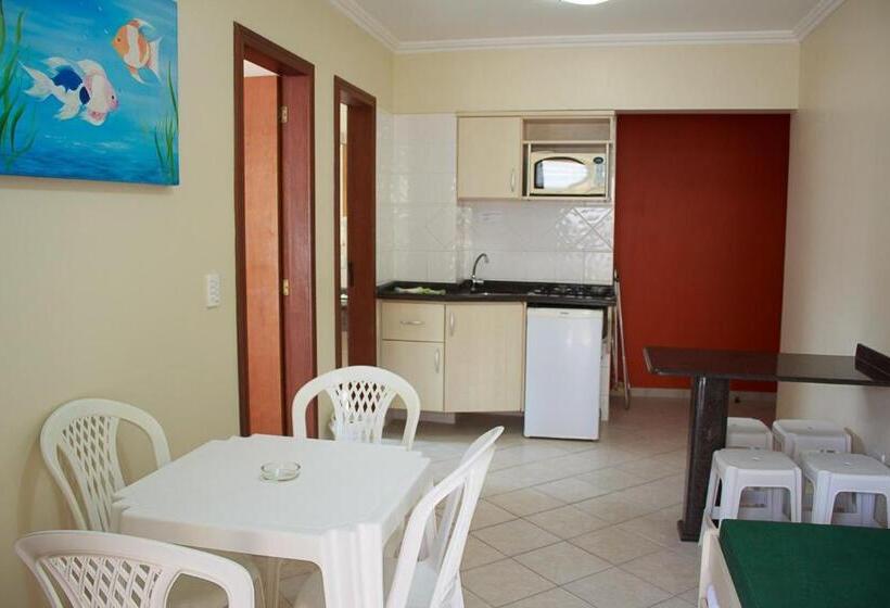 آپارتمان 1 خوابه, Bombinhas Praia Apart Hotel   Unidade Rua Bem Te Vi