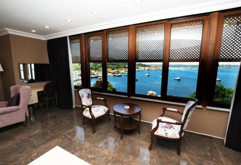 带海景的复工套房, Phellos Suites