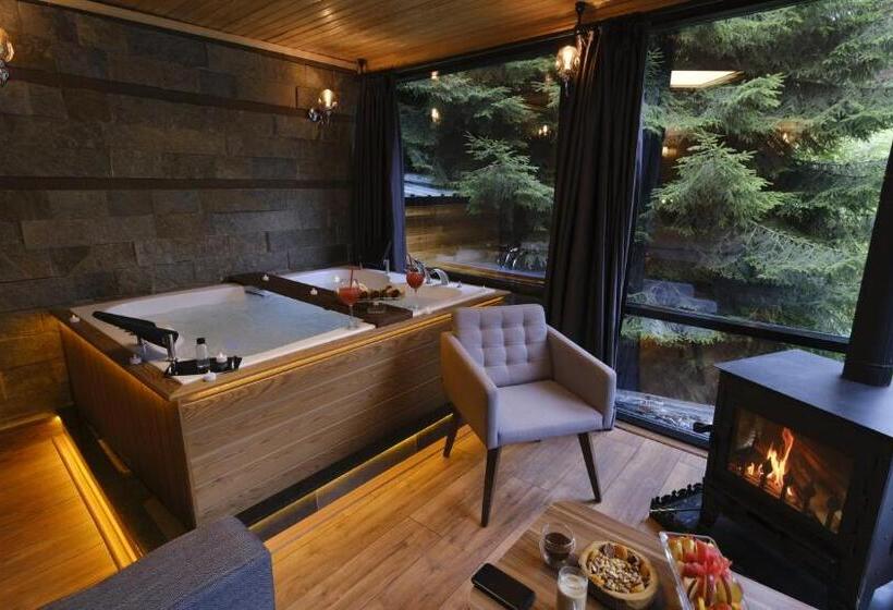 اتاق استاندارد با وان آب گرم, Ayder Villa De Pelit