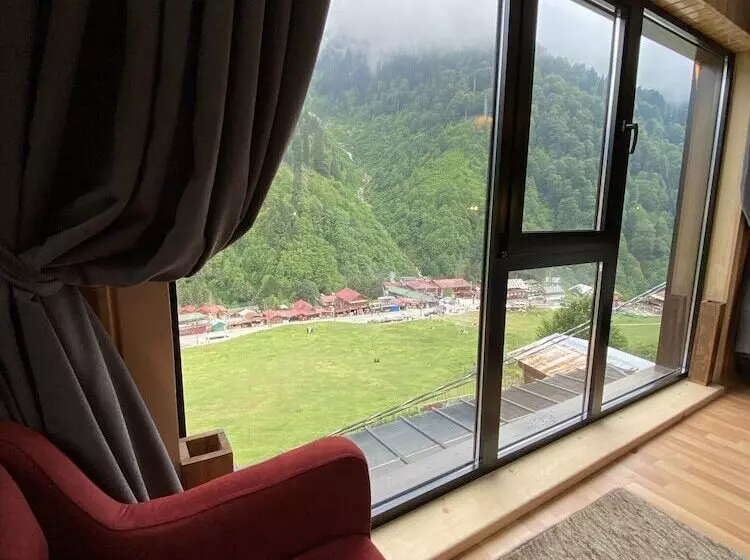 Deluxe-huone Näkymä, Ayder Villa De Pelit