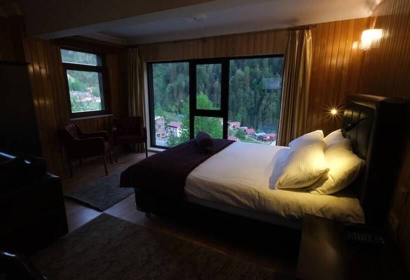 اتاق لوکس با چشمانداز, Ayder Villa De Pelit