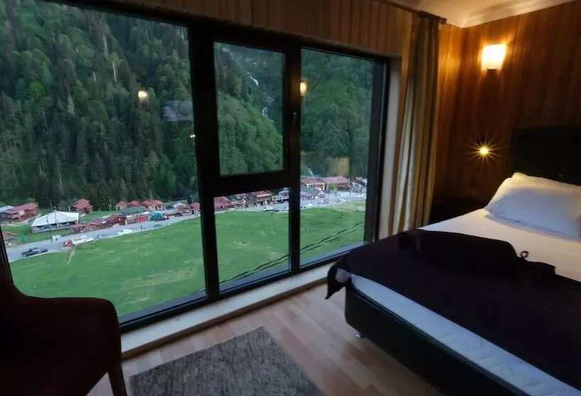 Deluxe-huone Näkymä, Ayder Villa De Pelit