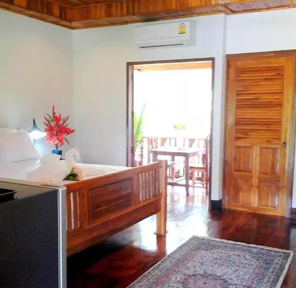 キングサイドベッドのスタンダードワンルーム, Siam Tara Resort Chiangkhong