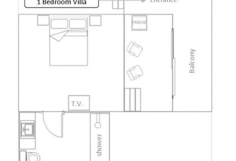 带1个卧室的别墅, Tak Andaman Resort &