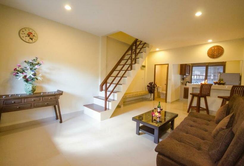 침실 1개 복층 룸, Namphung Phuket Boutique Resort