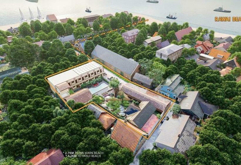 침실 1개 복층 룸, Namphung Phuket Boutique Resort