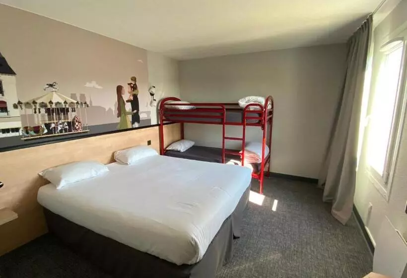 スタンダード４人部屋, Kyriad Direct Orleans   La Chapelle St Mesmin