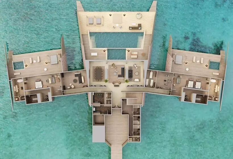 スリーベッドルーム　ヴィラ, The St. Regis Maldives Vommuli Resort