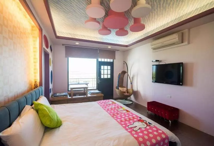 اتاق استاندارد با بالکن, Lanyang Beach Villa