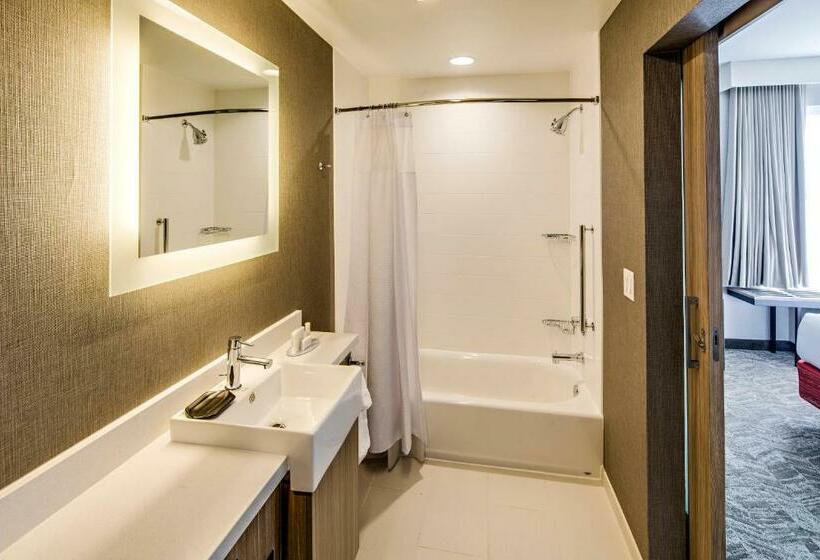 מיטת קינג בסוויטה, Springhill Suites By Marriott Dayton Vandalia